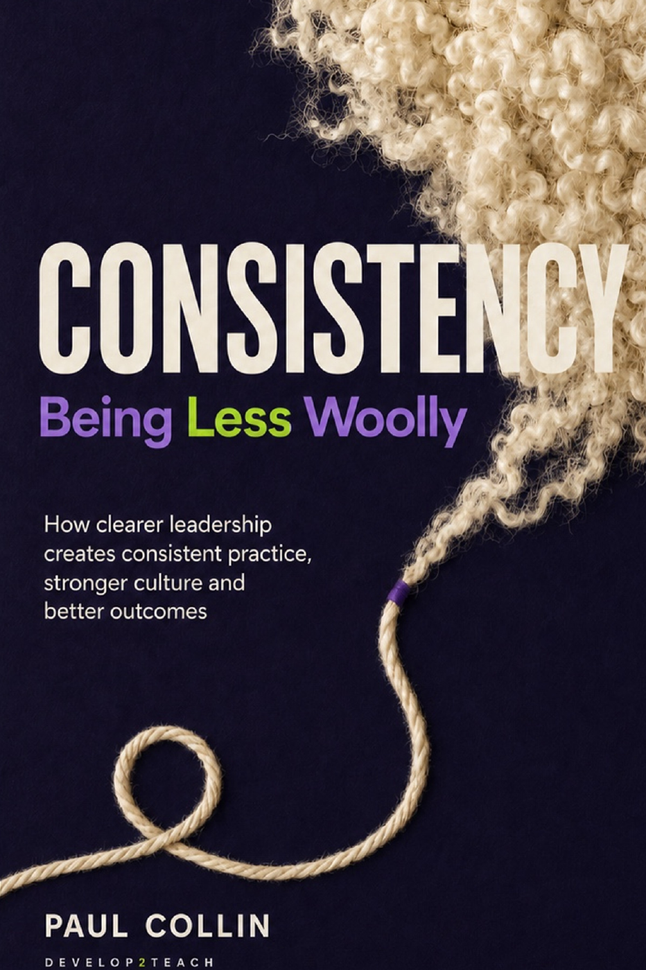 Consistency Being Less Woolly by Paul Collin — approved purple cover